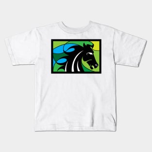 Horse Silhouette Kids T-Shirt